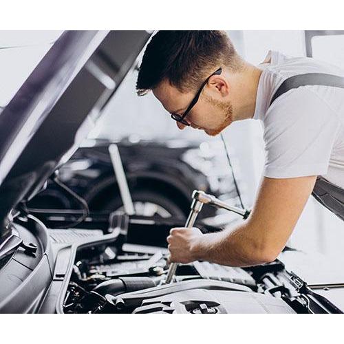 Mechanic working in the shop